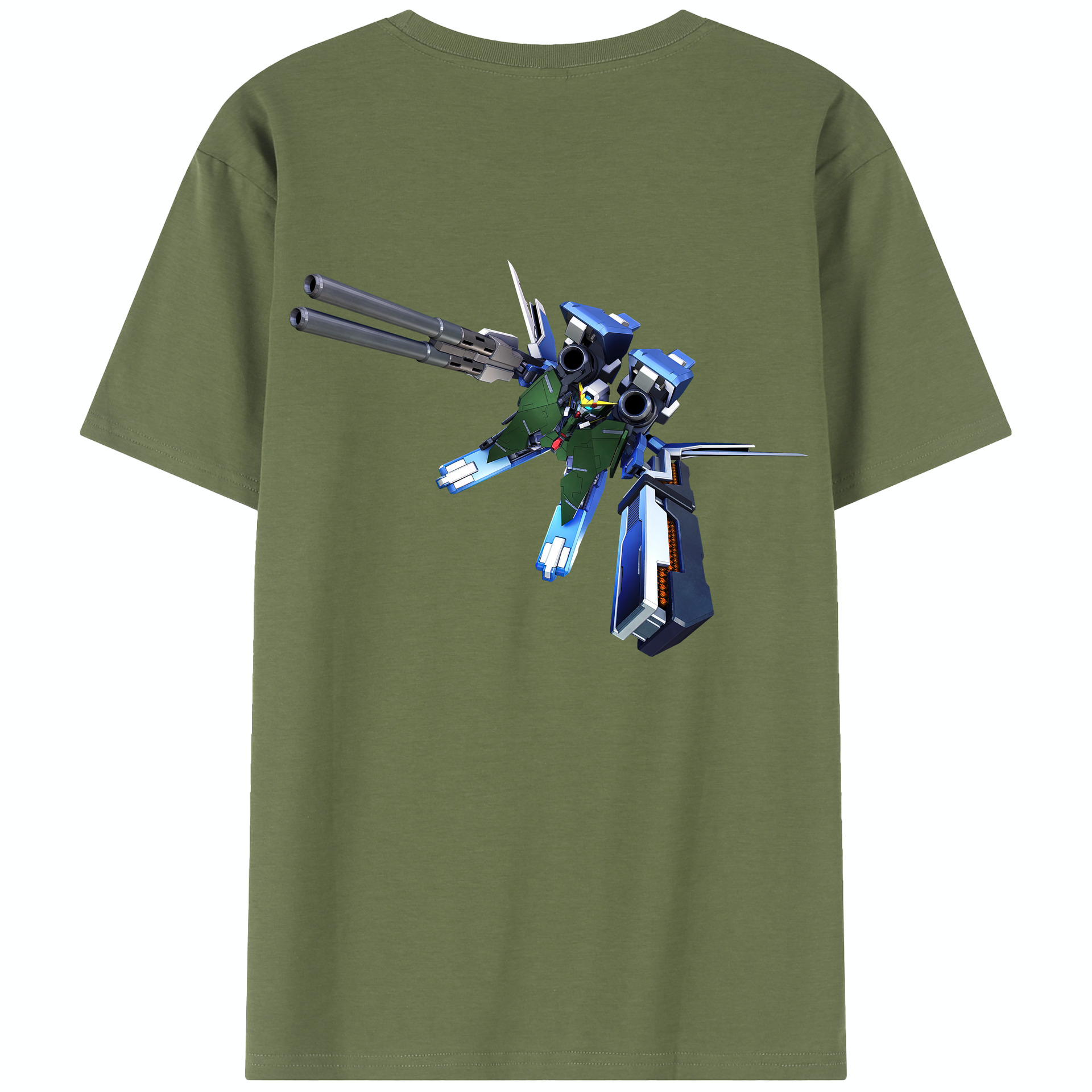 （画像用） 機動戦士ガンダム Mobile Suit Gundam 綿100％半袖Tシャツ（背面プリント）